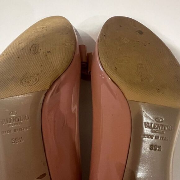 Chic Valentino Bow Heels Size 39 1/2 - Picture 4 of 5